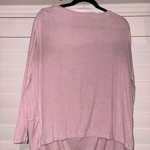 Lululemon Athletica Light Pink Long Sleeve Top